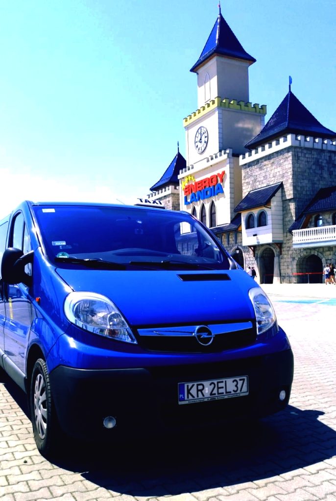 energylandia taxi van krakow